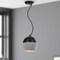 Safavieh   Kira 7.87&#x22; Diameter Adjustable Pendant Lamp Grey / Black
